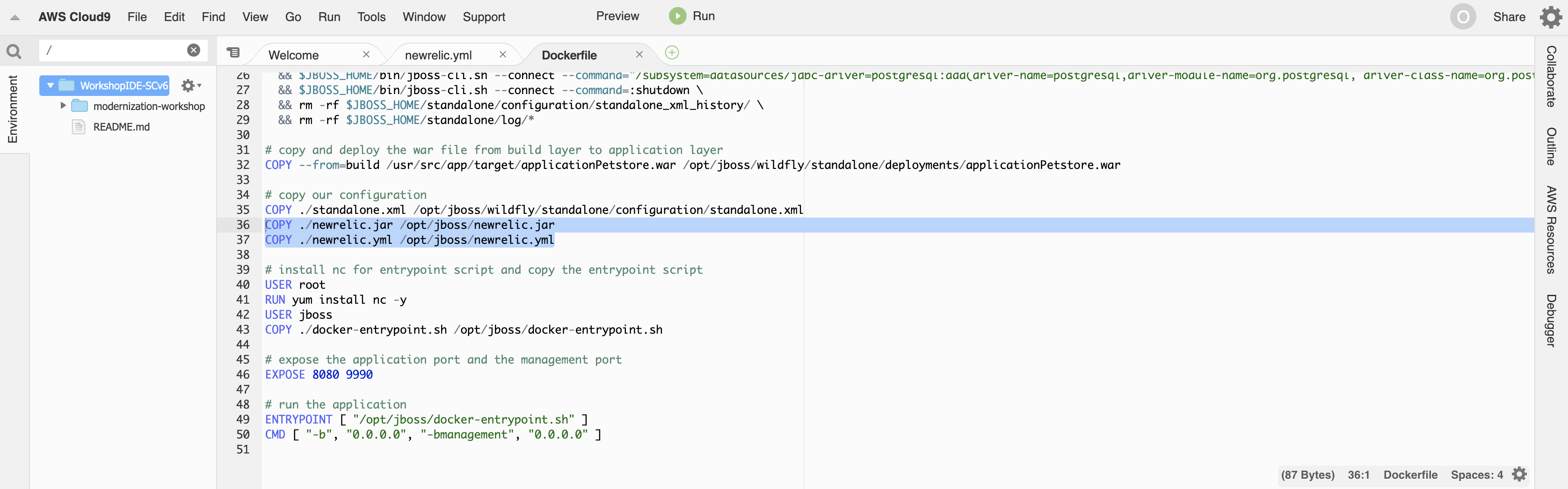 Dockerile
